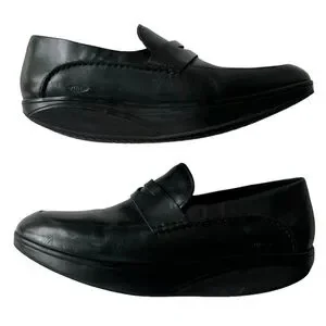 MBT | Shoes | Mbt Asante Black Leather Loafer 3135 Us | Poshmark display picture 1